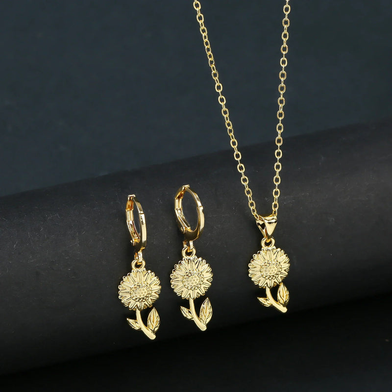 Conjunto colar e brinco elegance