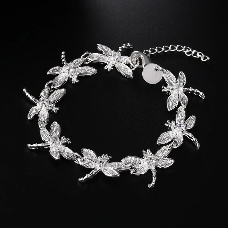 Bracelete Cordão Torcido em Prata 925