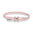 Bracelete de Cordão em H