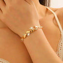 Bracelete Hip Hop Leaf