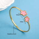 Bracelete Luxuoso Unissex Five-Leaf Flower