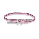 Bracelete de Cordão em H