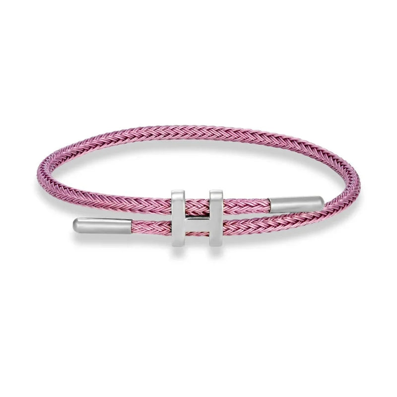 Bracelete de Cordão em H